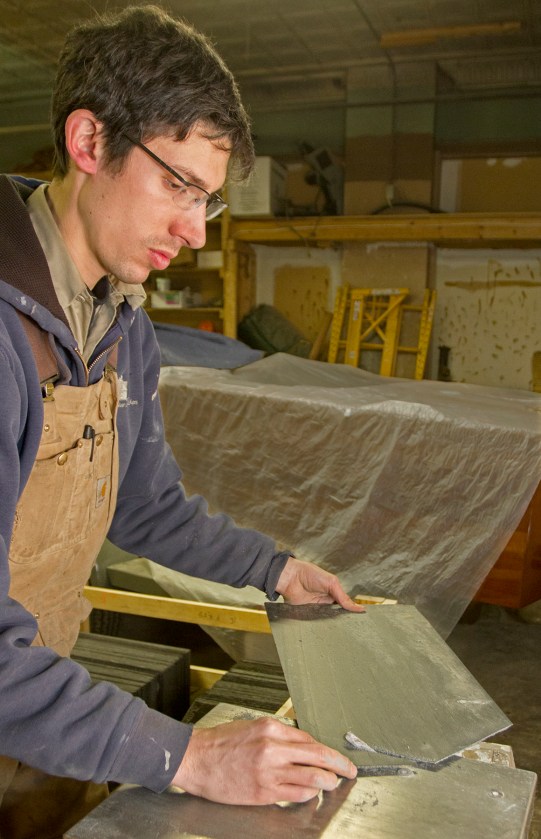Oak Hill Cemetery Melville Mausolem Roof Slates